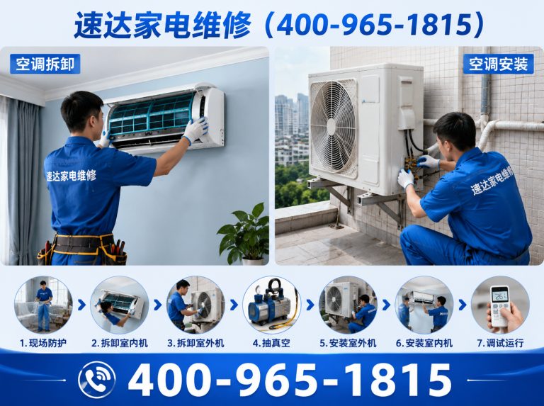 唐山中央空调维修展示图